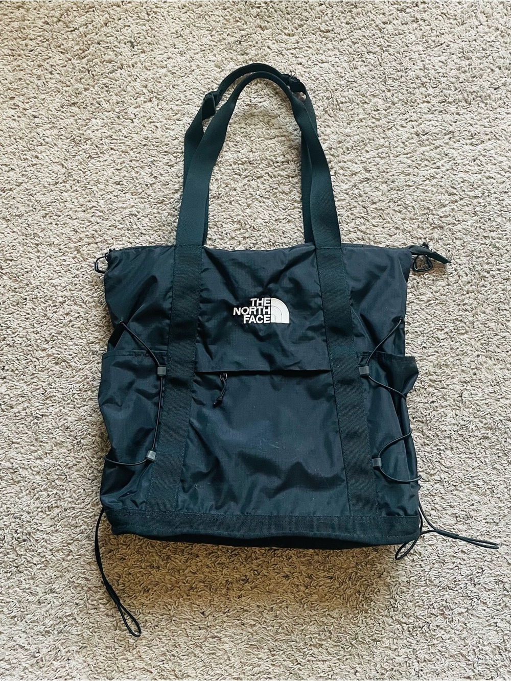 The North Face Black Borealis Tote Convertible Backpack Shoulder Bag